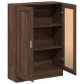 Bibliothèque chêne marron 82,5x30,5x115 cm bois d'ingénierie