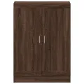 Bibliothèque chêne marron 82,5x30,5x115 cm bois d'ingénierie