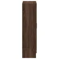 Bibliothèque chêne marron 82,5x30,5x115 cm bois d'ingénierie