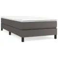 cadre de lit Gris 100x200 cm Similicuir