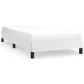 Cadre de lit Blanc 80x200 cm Similicuir