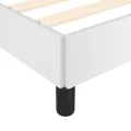Cadre de lit Blanc 80x200 cm Similicuir