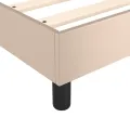 cadre de lit Cappuccino 140x190 cm Similicuir