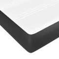 cadre de lit avec matelas Noir 140x190 cm Similicuir