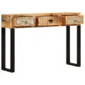 Table console 110 x 30 x 76 cm Bois de manguier massif