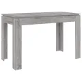 Table à dîner sonoma gris 120x60x76 cm bois d'ingénierie