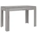 Table à dîner sonoma gris 120x60x76 cm bois d'ingénierie