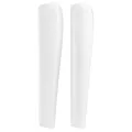 Tête de lit avec oreilles Blanc 93x23x118/128 cm Similicuir