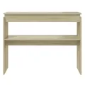 Table console Chêne sonoma 102x30x80 cm Aggloméré