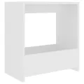 Table d'appoint Blanc 50x26x50 cm Aggloméré