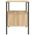 Tables de chevet 2 pcs chêne sonoma 34x36x50 cm bois ingénierie