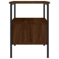 Tables de chevet 2 pcs chêne marron 34x36x50 cm bois ingénierie