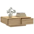 Table basse Chêne sonoma 90x60x31 cm Aggloméré