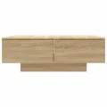 Table basse Chêne sonoma 90x60x31 cm Aggloméré
