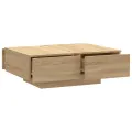 Table basse Chêne sonoma 90x60x31 cm Aggloméré