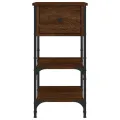 Tables de chevet 2 pcs chêne marron 34x36x70 cm bois ingénierie