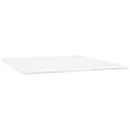 cadre de lit avec matelas Blanc 180x200cm Similicuir