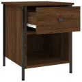 Tables de chevet 2pcs chêne marron 40x42x50cm bois d'ingénierie