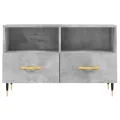 Meuble TV Gris béton 80x36x50 cm Bois d'ingénierie