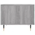 Table basse Sonoma gris 50x50x40 cm Bois d'ingénierie