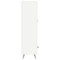 Buffet haut blanc 69,5x31x115 cm bois d'ingénierie