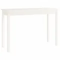 Table console Blanc 110x40x75 cm Bois massif de pin
