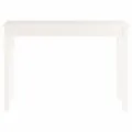 Table console Blanc 110x40x75 cm Bois massif de pin