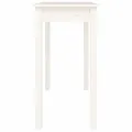Table console Blanc 110x40x75 cm Bois massif de pin