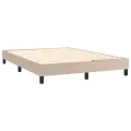 cadre de lit avec matelas LED Cappuccino 140x200 cm