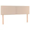 cadre de lit avec matelas LED Cappuccino 140x200 cm
