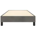 cadre de lit Gris foncé 90x190 cm Velours