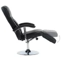Fauteuil TV Noir Similicuir