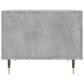 Tables basses 2 pcs gris béton 50x50x40 cm bois d'ingénierie