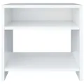 Tables de chevet 2 pcs Blanc 40x30x40 cm Bois d'ingénierie