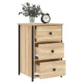 Tables de chevet 2 pcs chêne sonoma 40x36x60 cm bois ingénierie