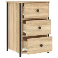 Tables de chevet 2 pcs chêne sonoma 40x36x60 cm bois ingénierie