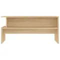 Table basse chêne sonoma 90x55x42,5 cm bois d'ingénierie