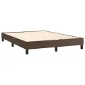 cadre de lit Marron 140x200 cm Similicuir
