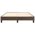 cadre de lit Marron 140x200 cm Similicuir