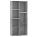 Bibliothèque Gris béton 50x25x106 cm Aggloméré