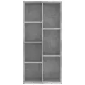 Bibliothèque Gris béton 50x25x106 cm Aggloméré