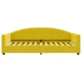 Lit de repos jaune 90x200 cm velours