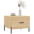Table basse Chêne sonoma 50x50x40 cm Bois d'ingénierie