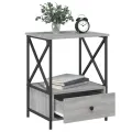 Tables de chevet 2 pcs sonoma gris 50x41x65 cm bois ingénierie