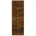 Armoire à chaussures Chêne fumé 59x17x169 cm Bois d'ingénierie