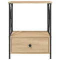Tables de chevet 2 pcs chêne sonoma 50x41x65 cm bois ingénierie