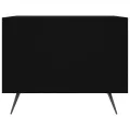 Table basse Noir 50x50x40 cm Bois d'ingénierie