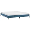 Cadre de lit Bleu foncé 180x200 cm Velours