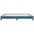 Cadre de lit Bleu foncé 180x200 cm Velours