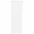 Armoire à chaussures ALTA blanc 77x35x96 cm bois massif de pin